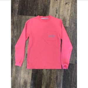 PINK LAUREN JAMES THERMAL LONG SLEEVE SHIRT